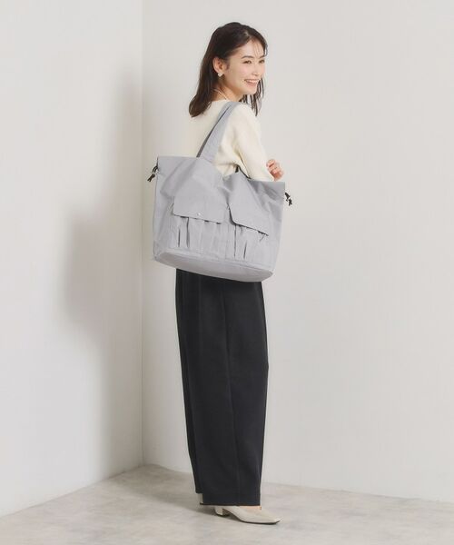 ITS'DEMO / イッツデモ トートバッグ | 【8ポケット／A4対応】撥水Wポケットドロストトート | 詳細2