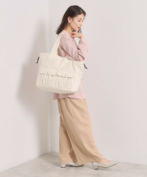 ITS'DEMO / イッツデモ トートバッグ | 【8ポケット／A4対応】撥水Wポケットドロストトート | 詳細6