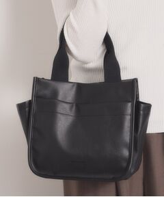 ITS'DEMO / イッツデモ トートバッグ | 合皮サイドポケットミニトート