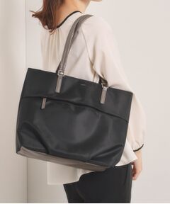 ITS'DEMO / イッツデモ トートバッグ | 【収納アドバイザー監修】合皮コンビA4トート