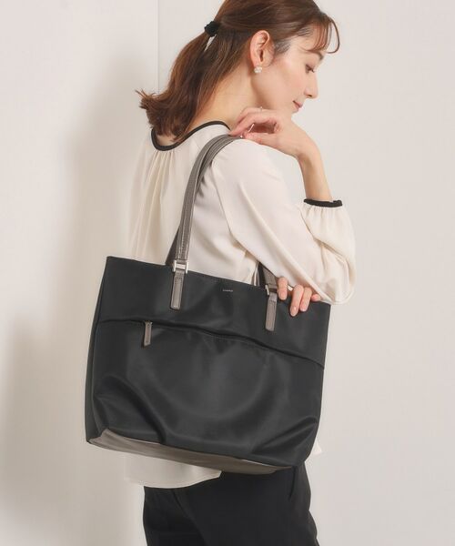 ITS'DEMO / イッツデモ トートバッグ | 【収納アドバイザー監修】合皮コンビA4トート | 詳細4