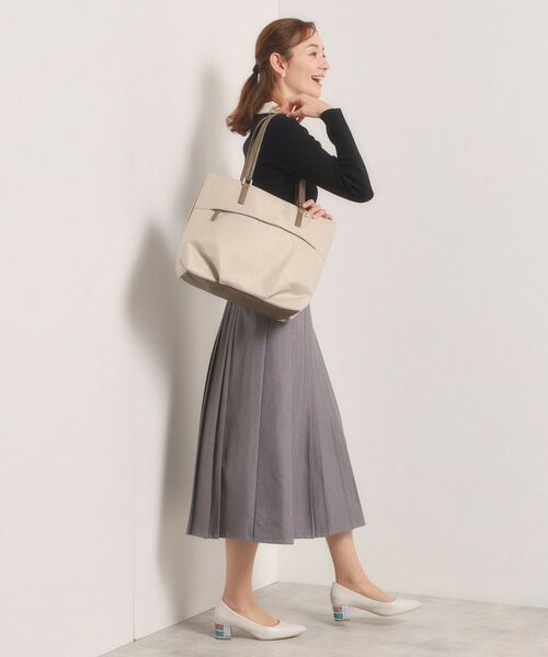 ITS'DEMO / イッツデモ トートバッグ | 【収納アドバイザー監修】合皮コンビA4トート | 詳細7