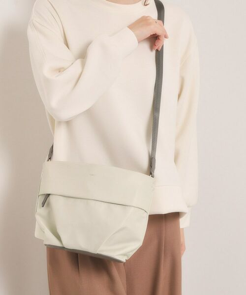 ITS'DEMO / イッツデモ ショルダーバッグ | 【収納アドバイザー監修】合皮コンビショルダー（アイボリー(004)）