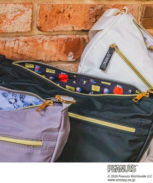 ITS'DEMO / イッツデモ ショルダーバッグ | ＜PEANUTS＞裏地総柄ミニショルダー | 詳細1