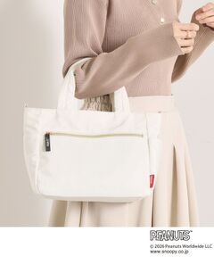 ITS'DEMO / イッツデモ トートバッグ | ＜PEANUTS＞裏地総柄2WAYトート
