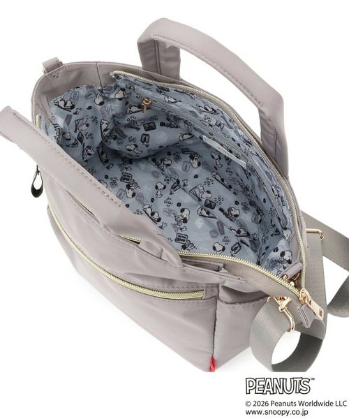 ITS'DEMO / イッツデモ トートバッグ | ＜PEANUTS＞裏地総柄2WAYトート | 詳細15