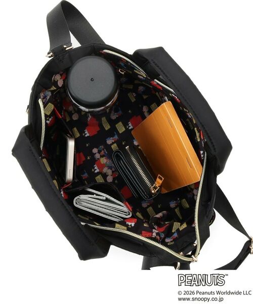 ITS'DEMO / イッツデモ トートバッグ | ＜PEANUTS＞裏地総柄2WAYトート | 詳細17