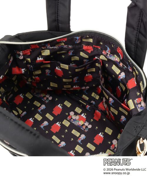 ITS'DEMO / イッツデモ トートバッグ | ＜PEANUTS＞裏地総柄2WAYトート | 詳細18