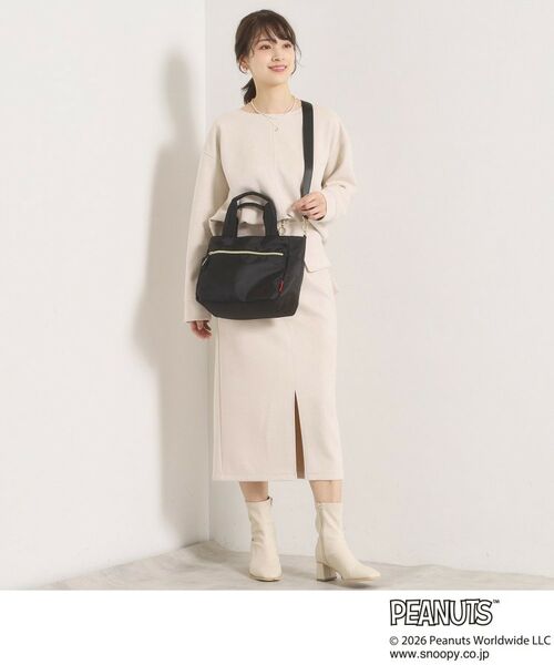 ITS'DEMO / イッツデモ トートバッグ | ＜PEANUTS＞裏地総柄2WAYトート | 詳細7