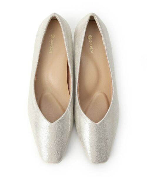 ITS'DEMO / イッツデモ パンプス | 【クッション性／静音】ローヒールベーシックパンプス | 詳細4