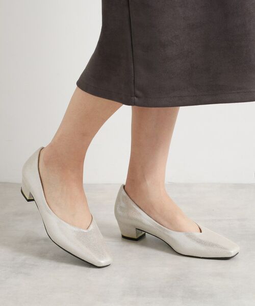 ITS'DEMO / イッツデモ パンプス | 【クッション性／静音】ローヒールベーシックパンプス | 詳細6