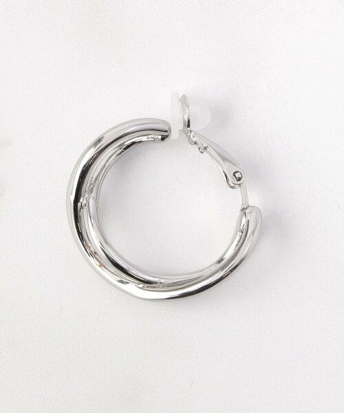 ITS'DEMO / イッツデモ ピアス・イヤリング | クロスラインフープイヤリング | 詳細4