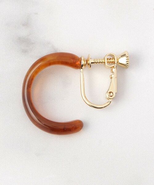 ITS'DEMO / イッツデモ ピアス・イヤリング | カーヴィーカラーフープイヤリング | 詳細3