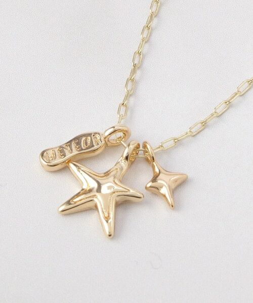 ITS'DEMO / イッツデモ ネックレス・ペンダント・チョーカー | ニュアンススターチャームネックレス（ゴールド(007)）