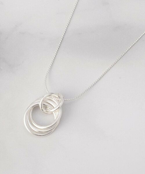 ITS'DEMO / イッツデモ ネックレス・ペンダント・チョーカー | 連リングスライドネックレス（シルバー(106)）