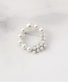 ITS'DEMO / イッツデモ ブローチ・コサージュ | 【入卒】パール調サークルブローチ