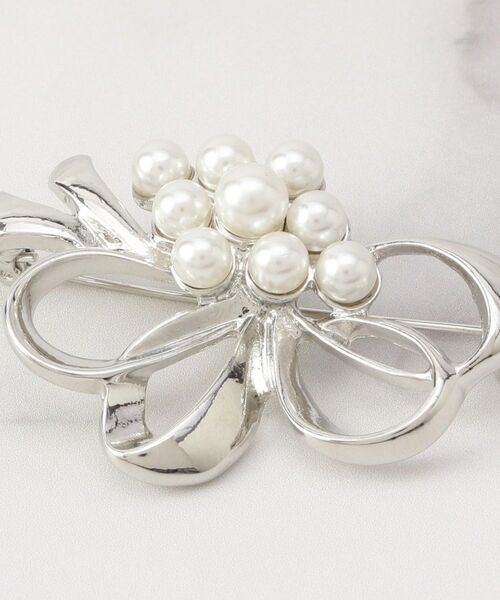 ITS'DEMO / イッツデモ ブローチ・コサージュ | 【入卒】パール調ブーケブローチ | 詳細3