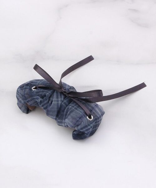 ITS'DEMO / イッツデモ ヘアアクセサリー | チェックくしゅヘアフック | 詳細3