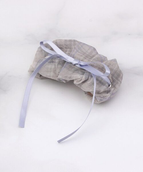 ITS'DEMO / イッツデモ ヘアアクセサリー | チェックくしゅヘアフック（ベージュ(052)）