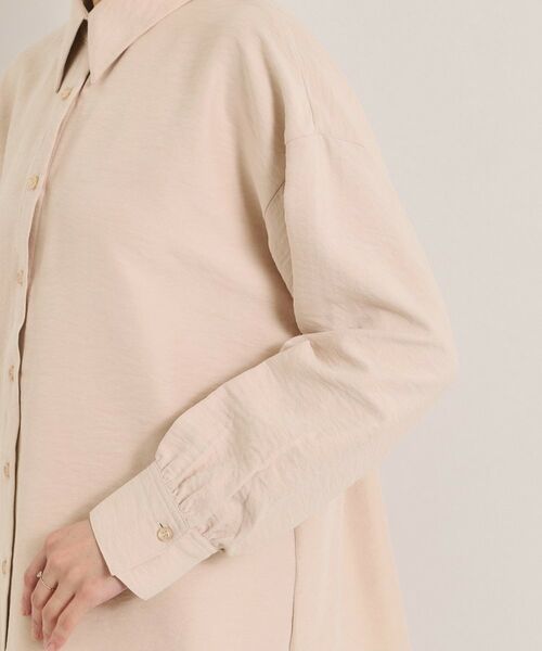 ITS'DEMO / イッツデモ シャツ・ブラウス | 【手洗い可／セットアップ可】サテンピーチシャツ | 詳細20