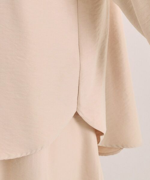 ITS'DEMO / イッツデモ シャツ・ブラウス | 【手洗い可／セットアップ可】サテンピーチシャツ | 詳細21