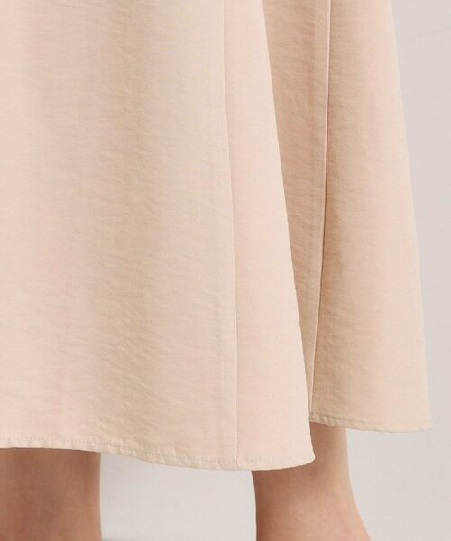 ITS'DEMO / イッツデモ ロング・マキシ丈スカート | 【手洗い可／セットアップ可】サテンピーチスカート | 詳細20