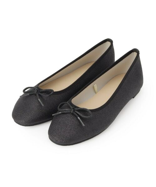ITS'DEMO / イッツデモ フラットシューズ | 【全5色】ラウンドフラットシューズ（ブラック(419)）