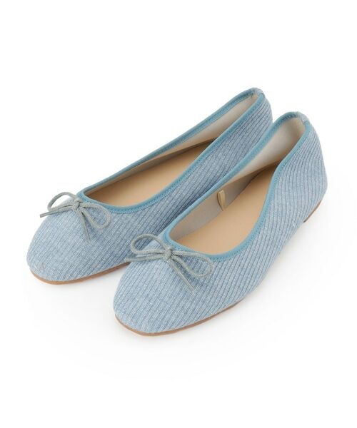 ITS'DEMO / イッツデモ フラットシューズ | 【全5色】ラウンドフラットシューズ（ブルー(092)）