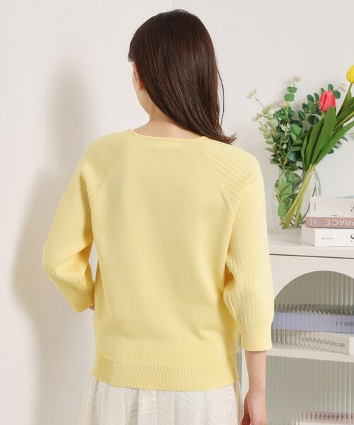 ITS'DEMO / イッツデモ ニット・セーター | 【繰り返し洗える／毛玉防止】タフニット リブ切替ニットプルオーバー | 詳細23