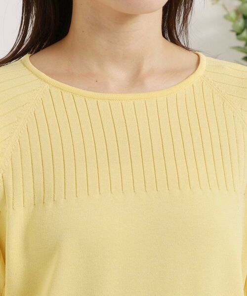 ITS'DEMO / イッツデモ ニット・セーター | 【繰り返し洗える／毛玉防止】タフニット リブ切替ニットプルオーバー | 詳細24