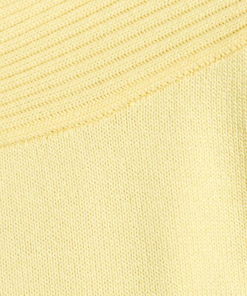 ITS'DEMO / イッツデモ ニット・セーター | 【繰り返し洗える／毛玉防止】タフニット 襟ぐり編地切替ニットプルオーバー | 詳細12