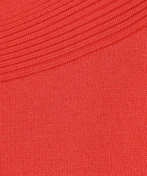 ITS'DEMO / イッツデモ ニット・セーター | 【繰り返し洗える／毛玉防止】タフニット 襟ぐり編地切替ニットプルオーバー | 詳細16