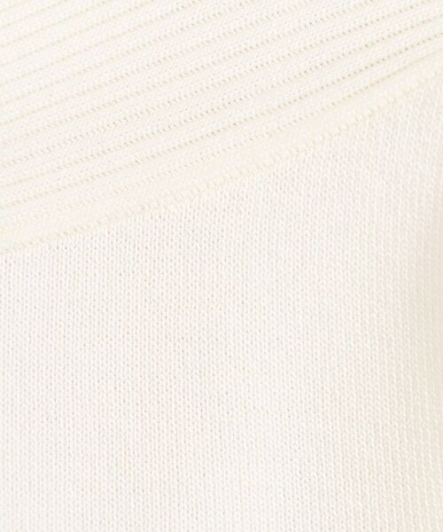 ITS'DEMO / イッツデモ ニット・セーター | 【繰り返し洗える／毛玉防止】タフニット 襟ぐり編地切替ニットプルオーバー | 詳細4