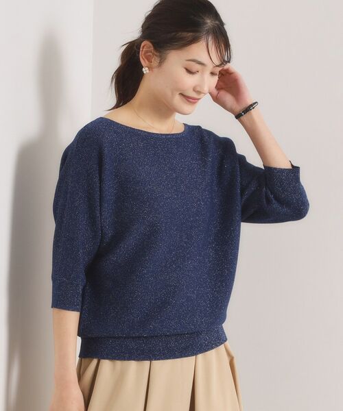 ITS'DEMO / イッツデモ ニット・セーター | ラメガーターニット | 詳細13