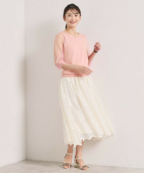 ITS'DEMO / イッツデモ ニット・セーター | 袖シアーニット | 詳細11