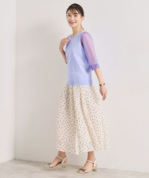 ITS'DEMO / イッツデモ ニット・セーター | 袖シアーニット | 詳細15