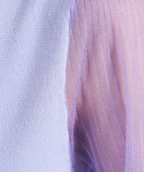 ITS'DEMO / イッツデモ ニット・セーター | 袖シアーニット | 詳細16