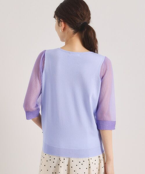 ITS'DEMO / イッツデモ ニット・セーター | 袖シアーニット | 詳細19