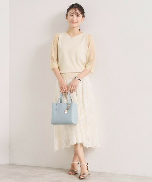 ITS'DEMO / イッツデモ ニット・セーター | 袖シアーニット | 詳細2