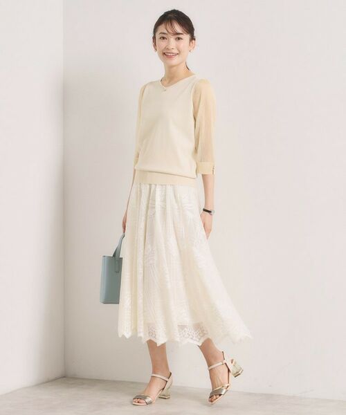 ITS'DEMO / イッツデモ ニット・セーター | 袖シアーニット | 詳細3