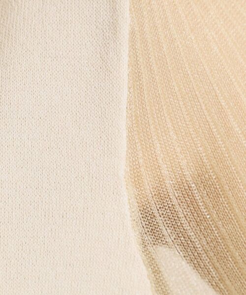 ITS'DEMO / イッツデモ ニット・セーター | 袖シアーニット | 詳細4