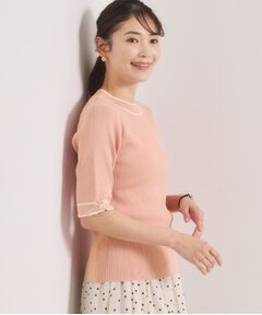 ITS'DEMO / イッツデモ ニット・セーター | 袖口リボンニット