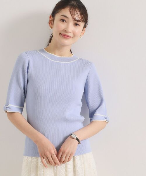 ITS'DEMO / イッツデモ ニット・セーター | 袖口リボンニット | 詳細13