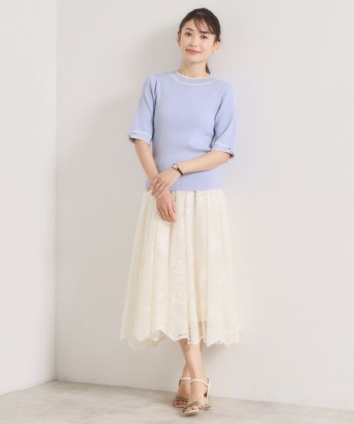 ITS'DEMO / イッツデモ ニット・セーター | 袖口リボンニット | 詳細14