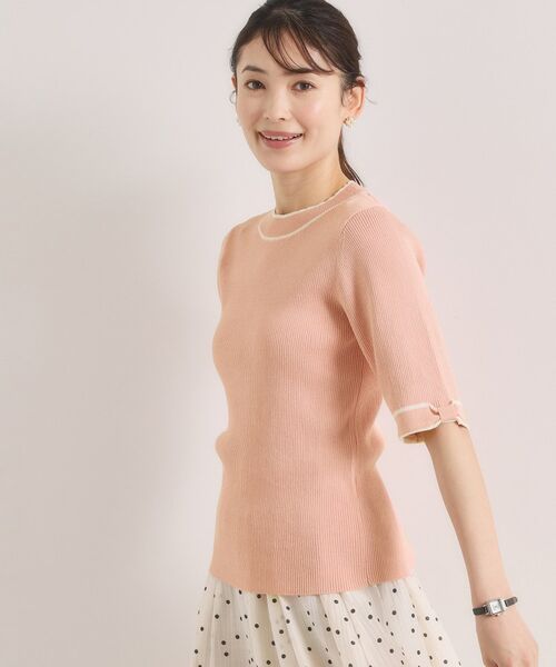 ITS'DEMO / イッツデモ ニット・セーター | 袖口リボンニット | 詳細9