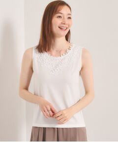 ITS'DEMO / イッツデモ キャミソール・チューブトップ | 【洗濯機OK】レースタンクトップ