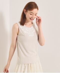 ITS'DEMO / イッツデモ キャミソール・チューブトップ | 【洗濯機OK】レースタンクトップ