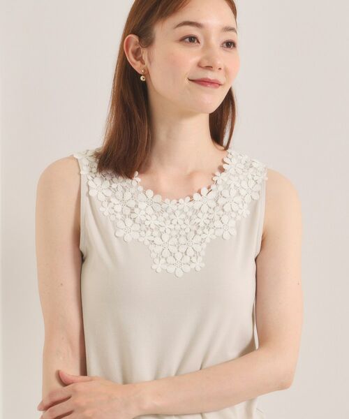 ITS'DEMO / イッツデモ キャミソール・チューブトップ | 【洗濯機OK】レースタンクトップ | 詳細5