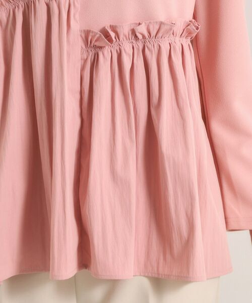 ITS'DEMO / イッツデモ カットソー | 【洗濯機OK】異素材ドッキングトップス | 詳細20