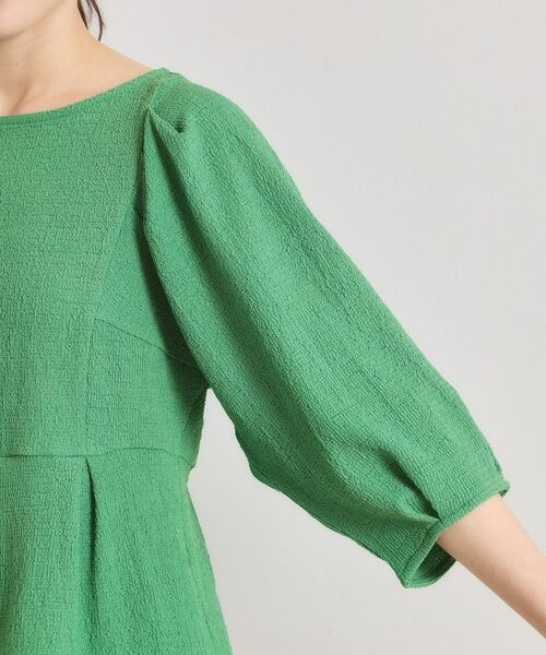 ITS'DEMO / イッツデモ カットソー | シャーリングジャカードトップス | 詳細18